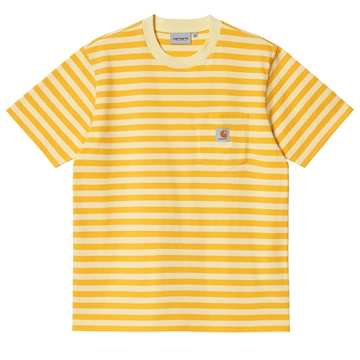Carhartt WIP T-shirt Scotty pocket s/s Stripe Popsicle